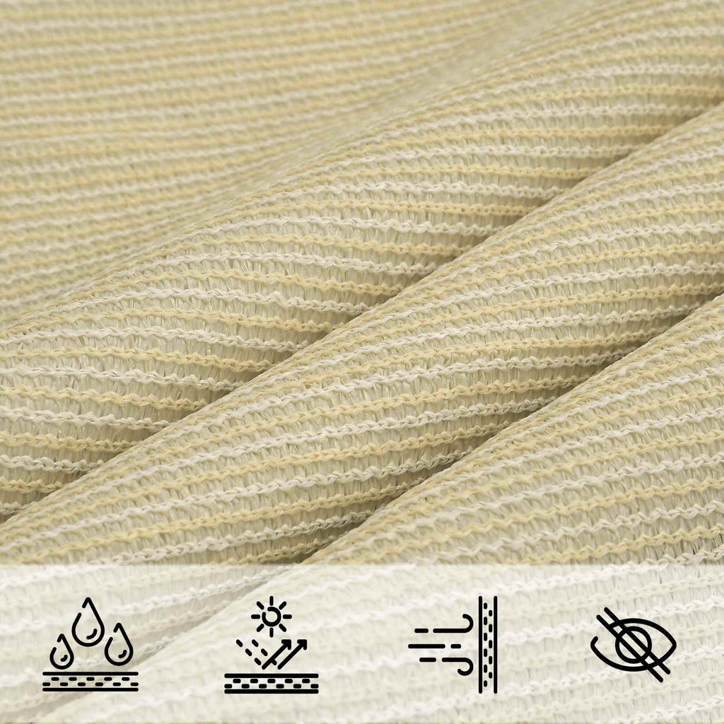 Sonnensegel Beige 2 x 6 m HDPE