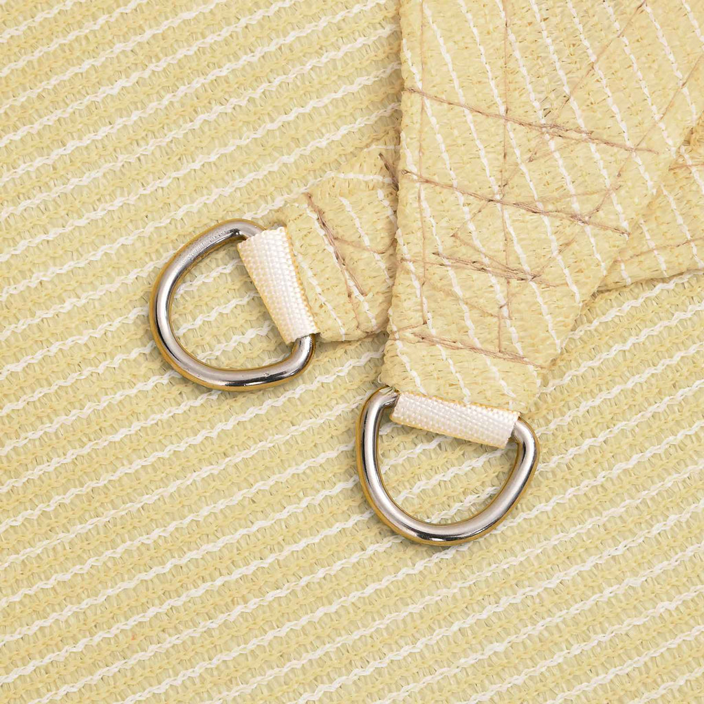 Sonnensegel Beige 2 x 2 x 2 m HDPE