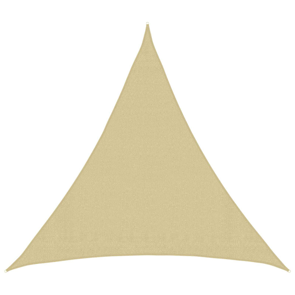 Sonnensegel Beige 2 x 2 x 2 m HDPE