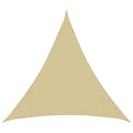 Sonnensegel Beige 2 x 2 x 2 m HDPE