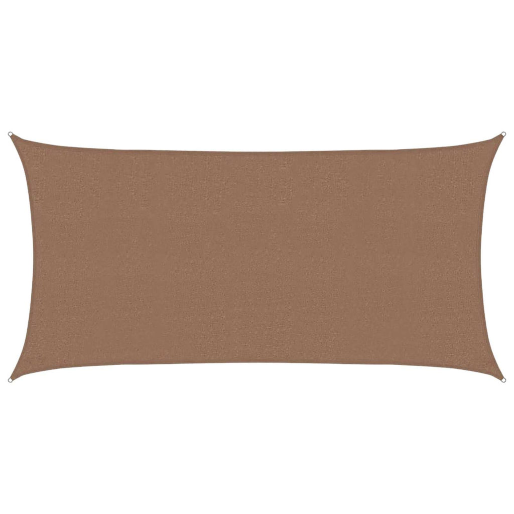Sonnensegel Taupe 2,5 x 6 m HDPE