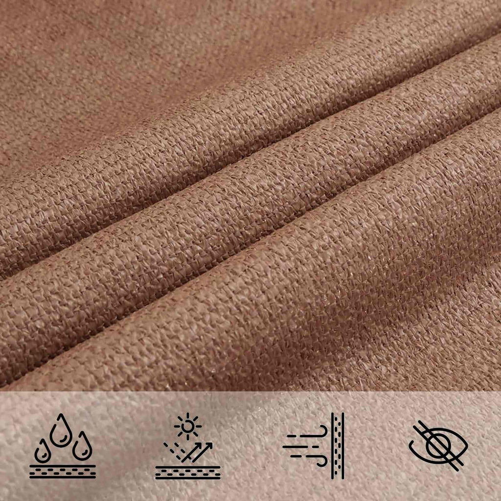 Sonnensegel Taupe 7 x 5 x 5 m HDPE