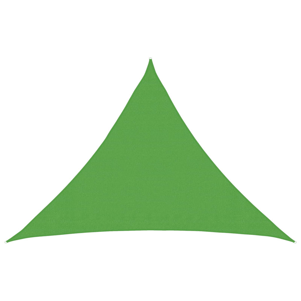 Sonnensegel Hellgrün 7 x 5 x 5 m HDPE