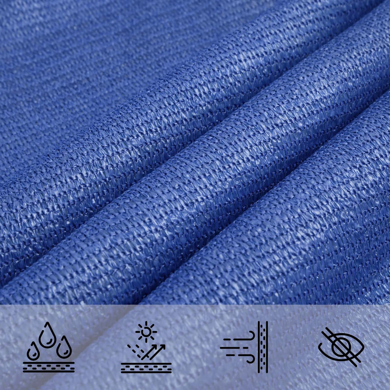 Sonnensegel Blau 2,5 x 6 m HDPE