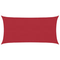 Sonnensegel Rot 2 x 6 m HDPE