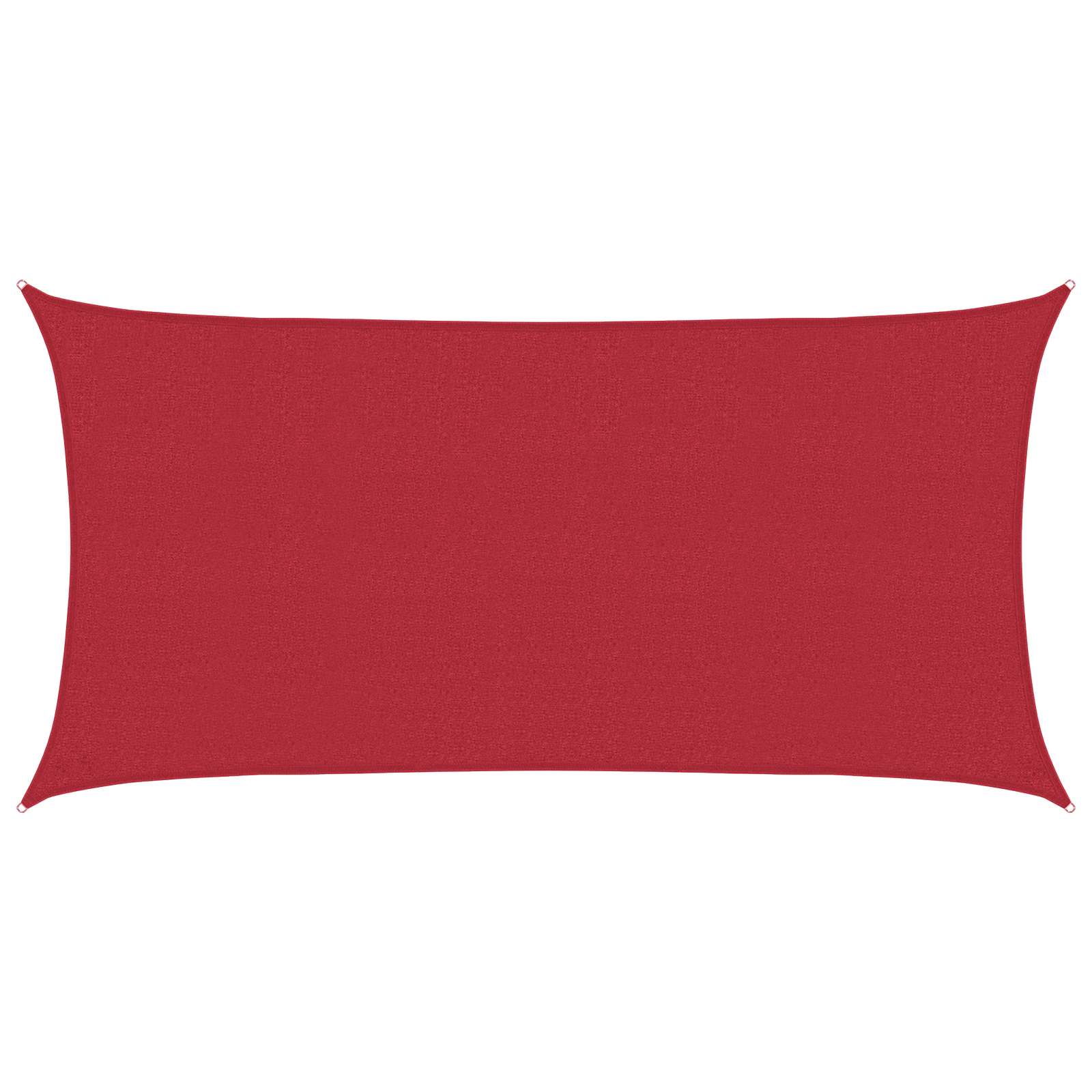 Sonnensegel Rot 2 x 6 m HDPE