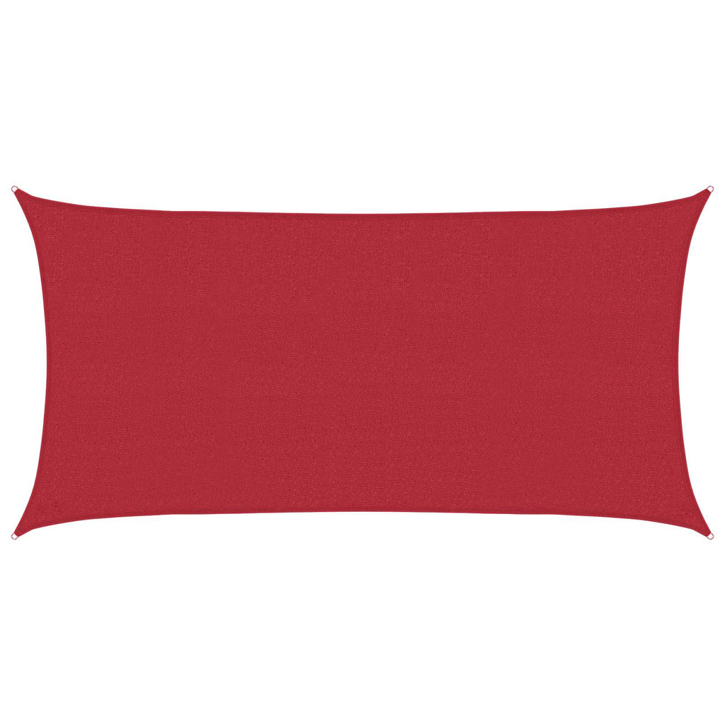 Sonnensegel Rot 2,5 x 6 m HDPE