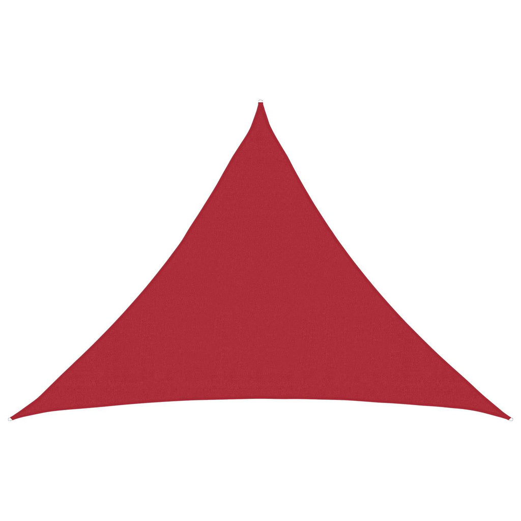 Sonnensegel Rot 7 x 5 x 5 m HDPE