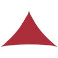Sonnensegel Rot 7 x 5 x 5 m HDPE