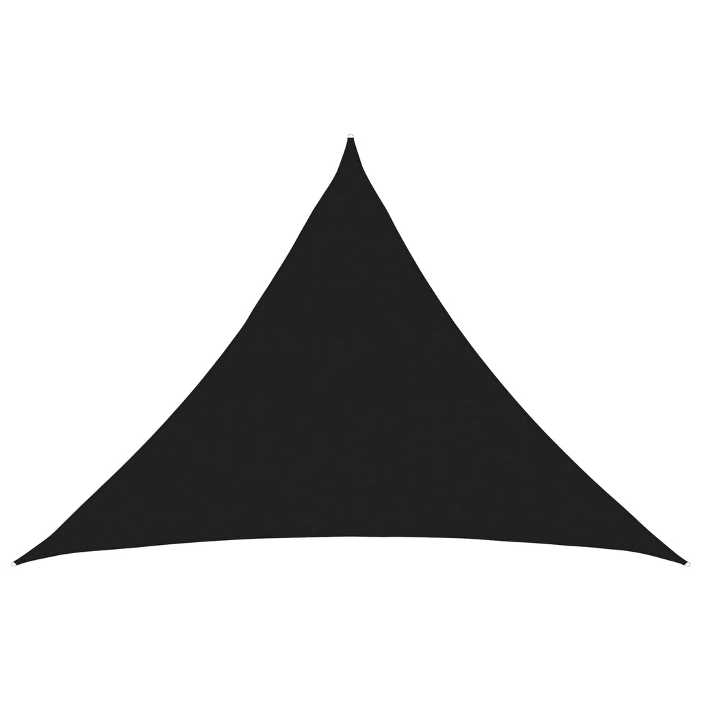 Sonnensegel Schwarz 7 x 5 x 5 m HDPE