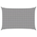 Sonnensegel Anthrazit und Weiß 3 x 4 m HDPE