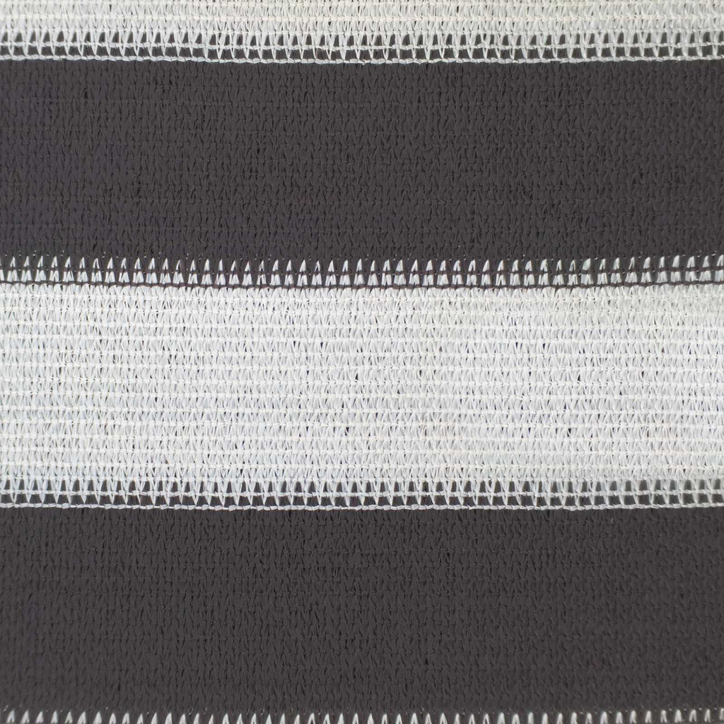 Sonnensegel Anthrazit und Weiß 6 x 7 m HDPE