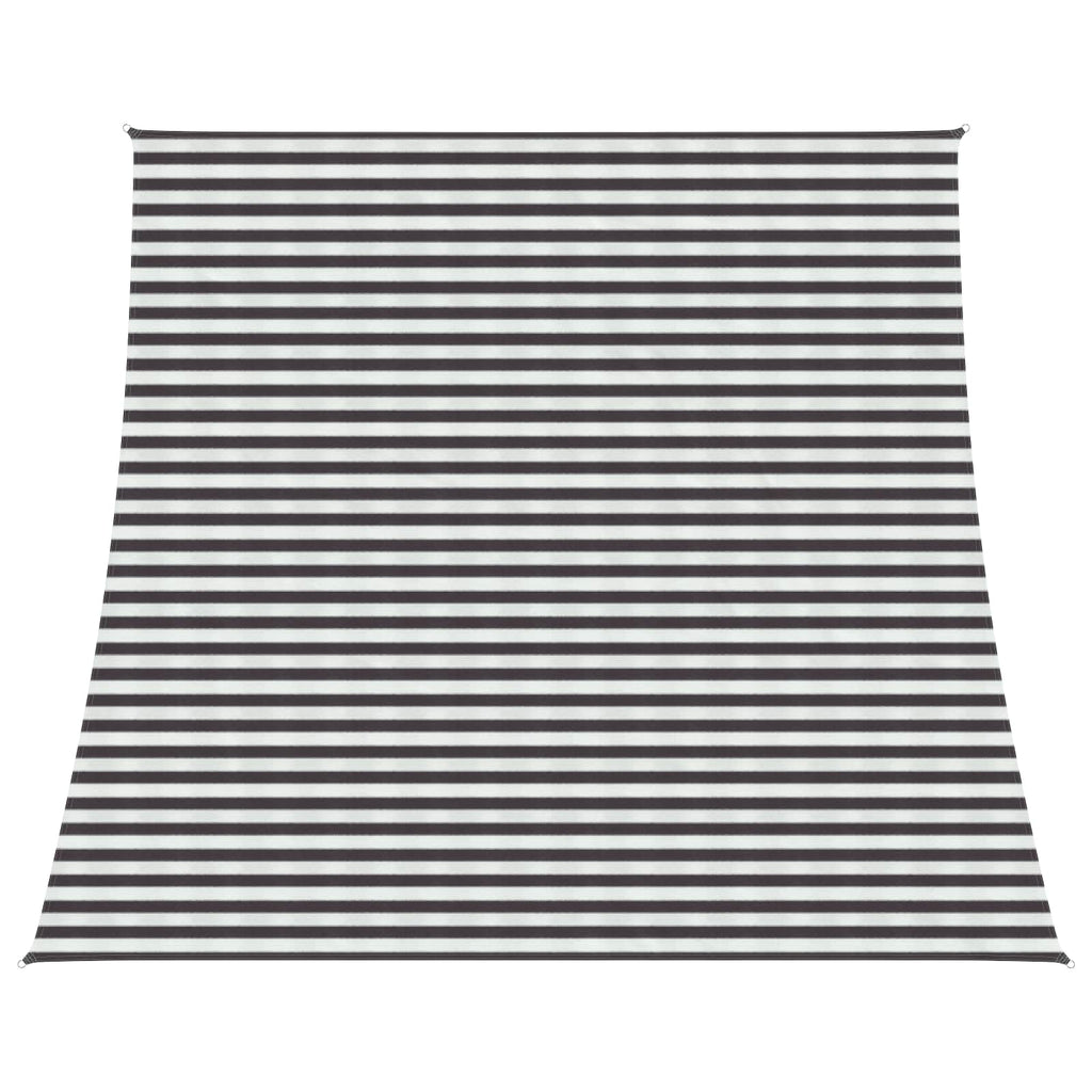 Sonnensegel Anthrazit und Weiß 4 / 5 x 4 m HDPE