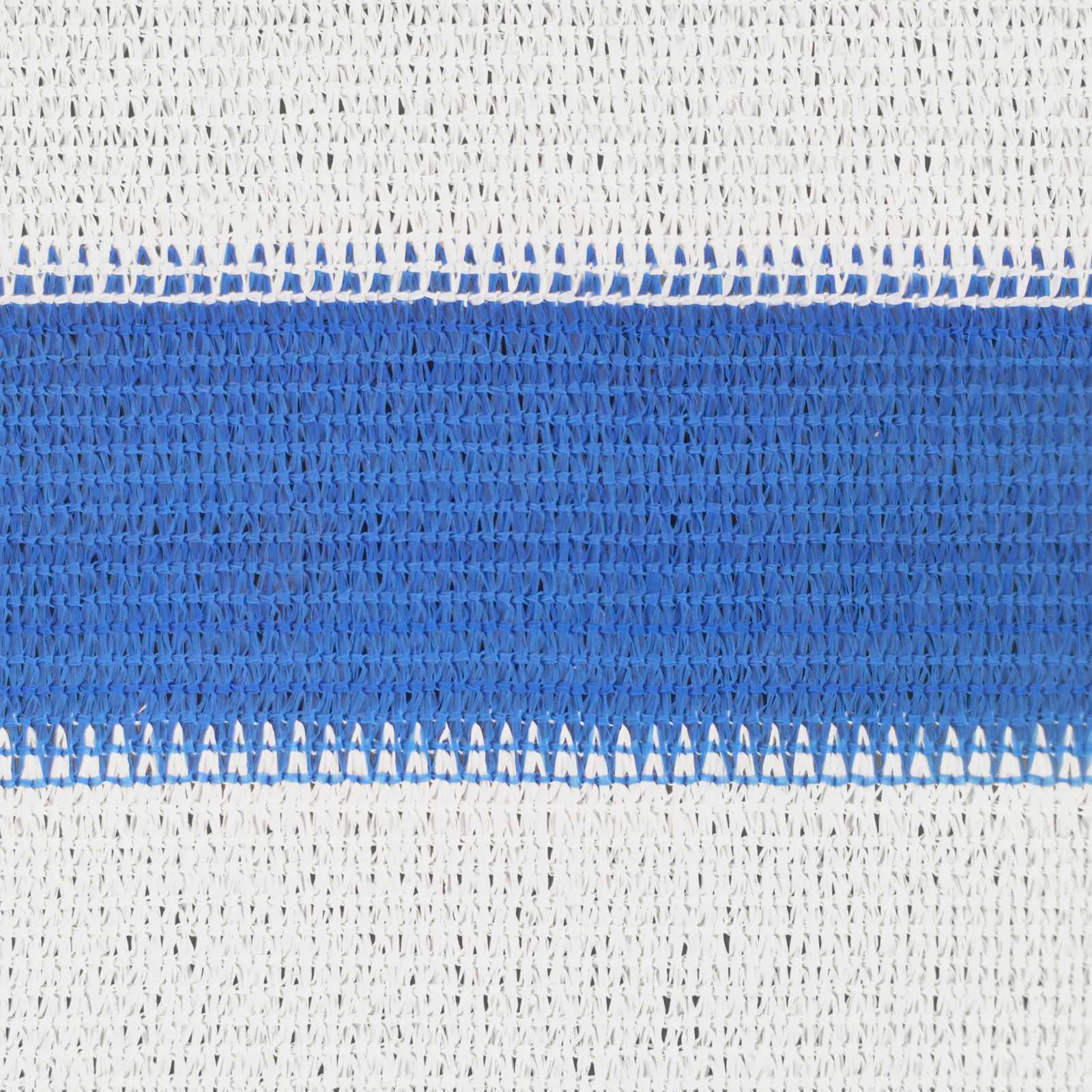 Sonnensegel Blau und Weiß 2,5 x 2,5 m HDPE