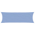 Sonnensegel Blau und Weiß 2 x 6 m HDPE