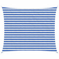 Sonnensegel Blau und Weiß 2,5 x 3,5 m HDPE