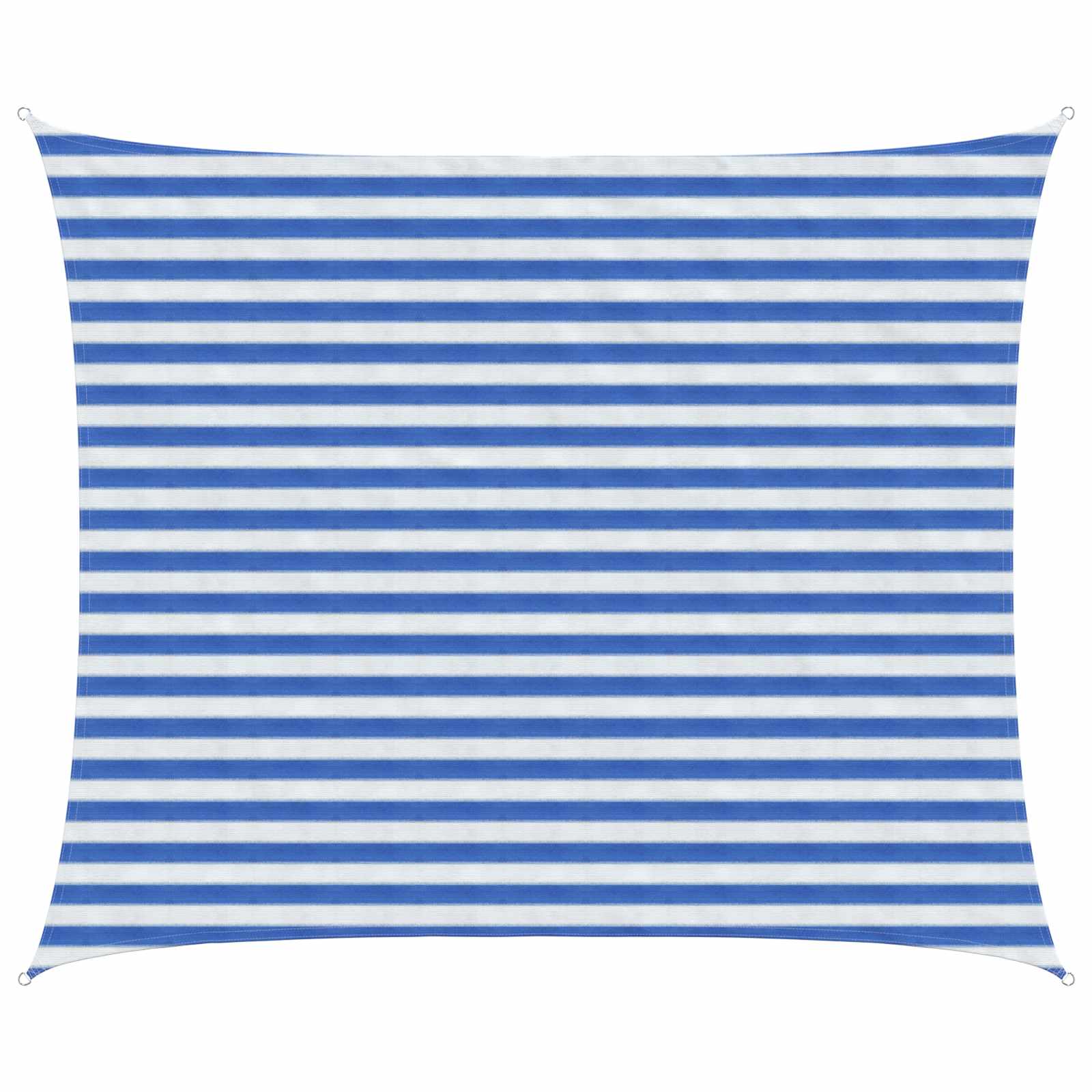 Sonnensegel Blau und Weiß 2,5 x 3,5 m HDPE