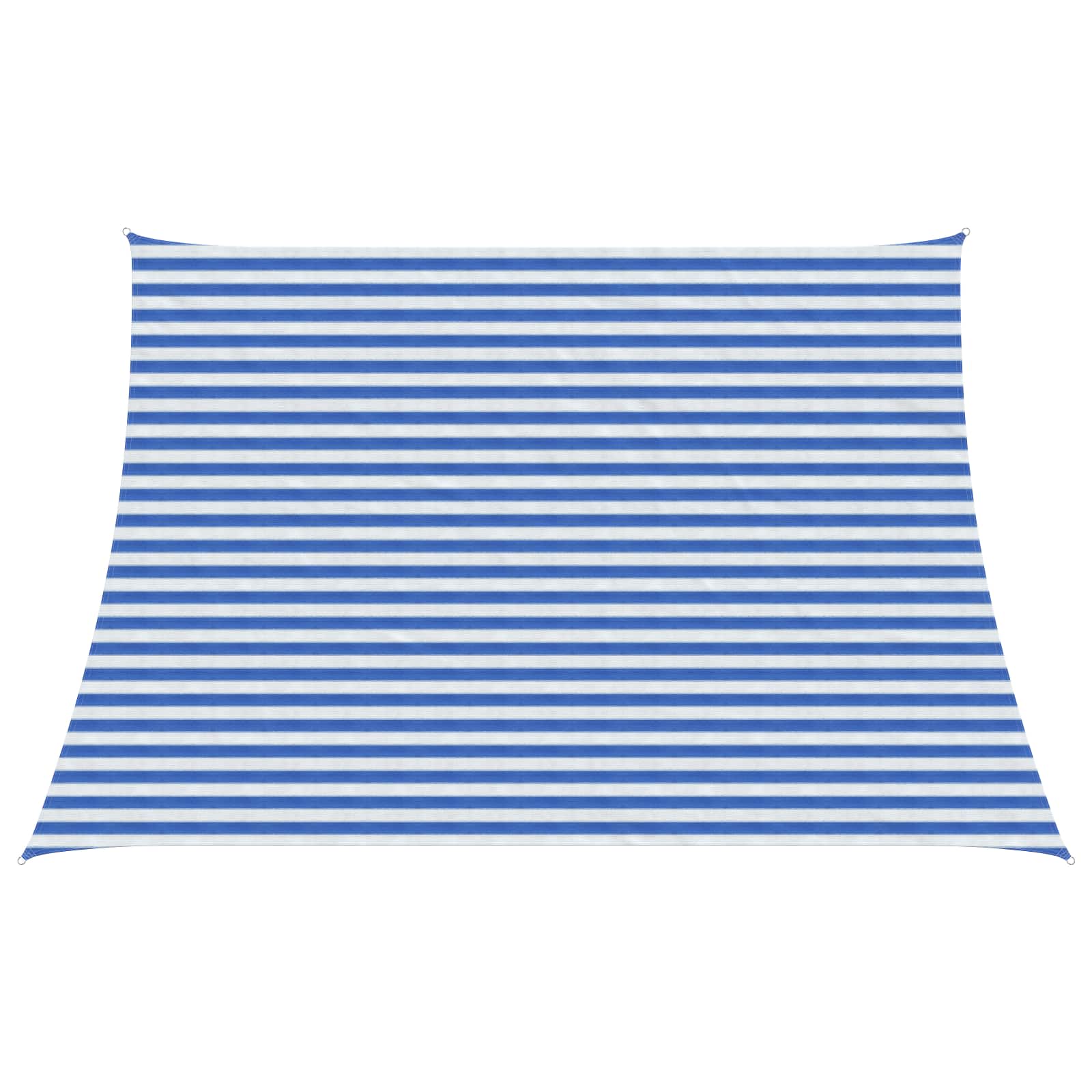 Sonnensegel Blau und Weiß 3 / 4 x 3 m HDPE