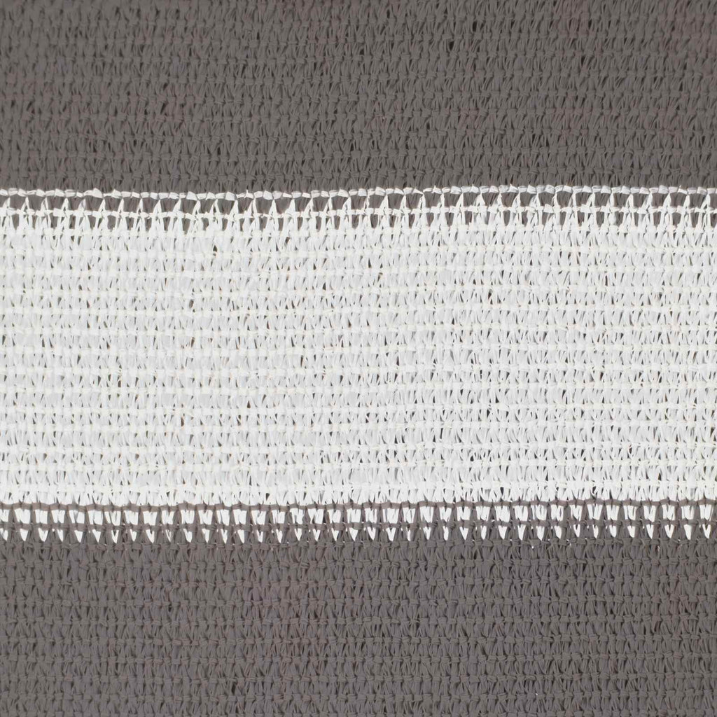 Sonnensegel Hellgrau und Weiß 4 x 4 m HDPE