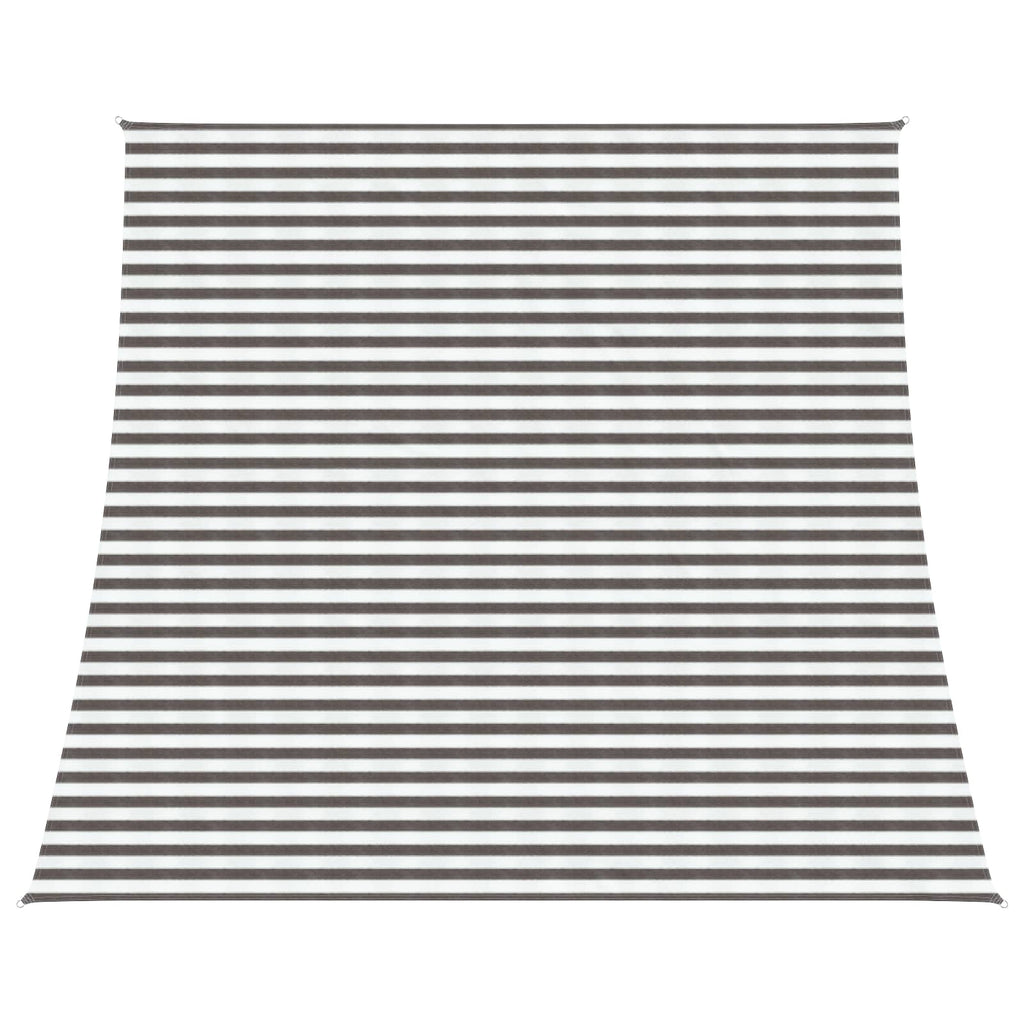 Sonnensegel Hellgrau und Weiß 4 / 5 x 4 m HDPE