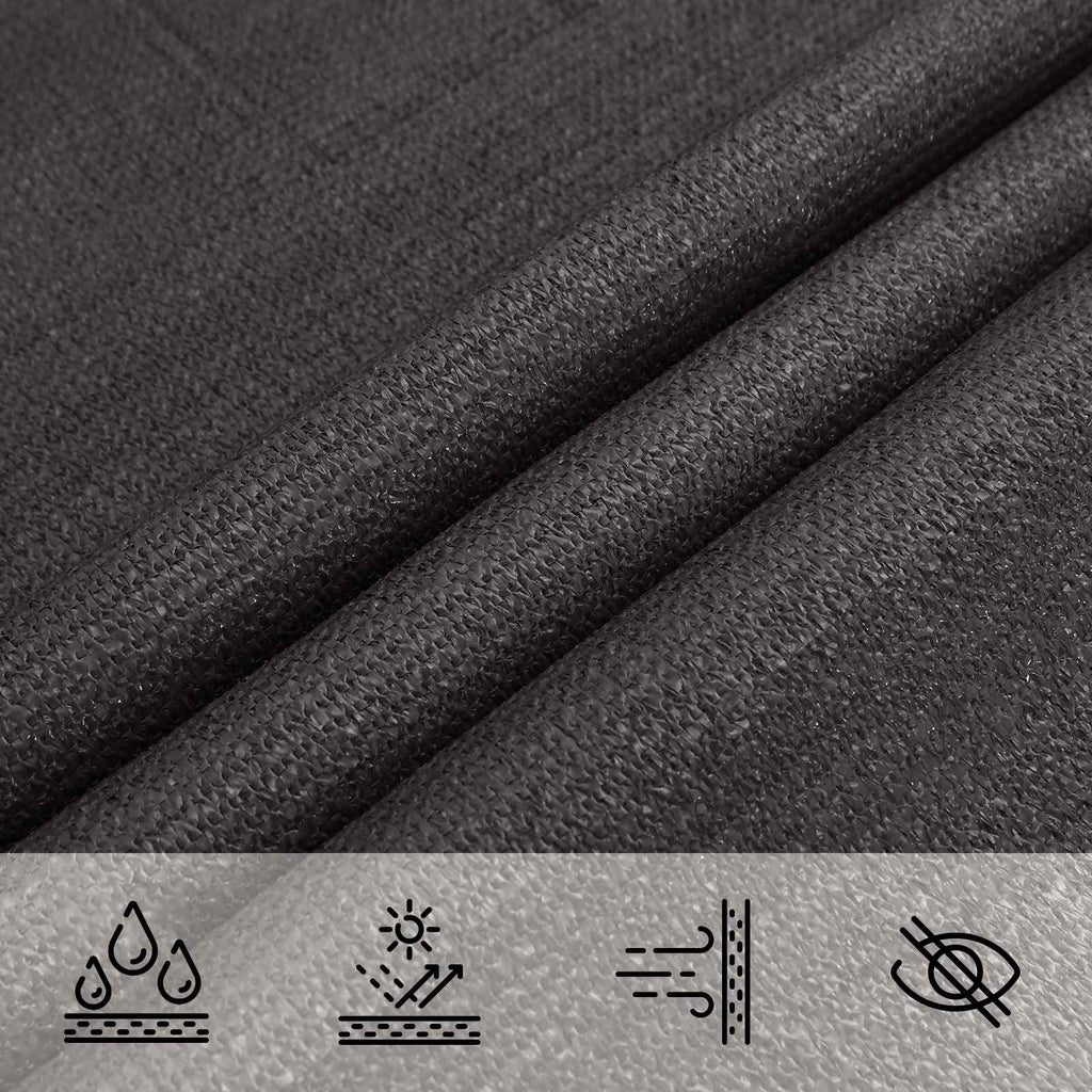 Sonnensegel Anthrazit 2,5 x 6 m HDPE