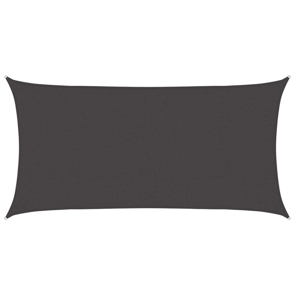 Sonnensegel Anthrazit 2,5 x 6 m HDPE