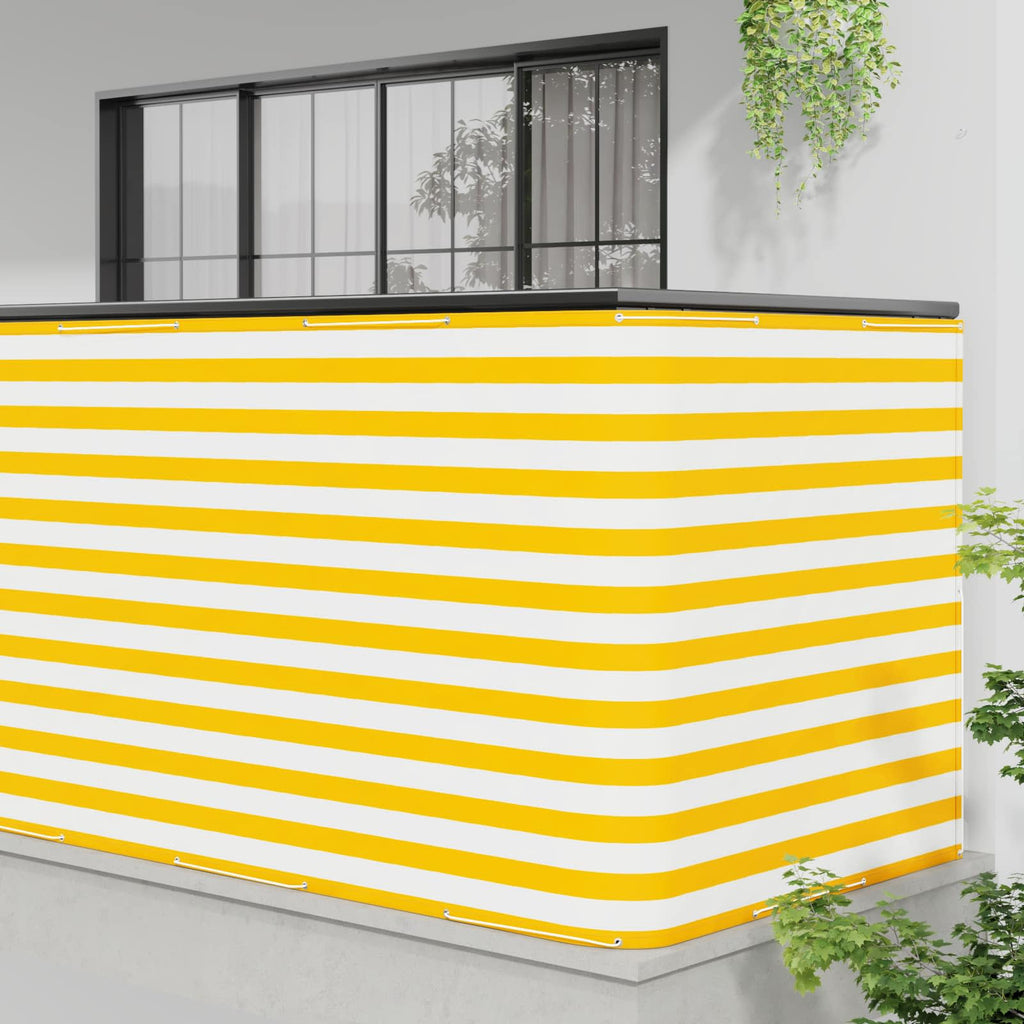 Balkon Sichtschutz 150 x 200 cm Stoff mit PU-Beschichtung