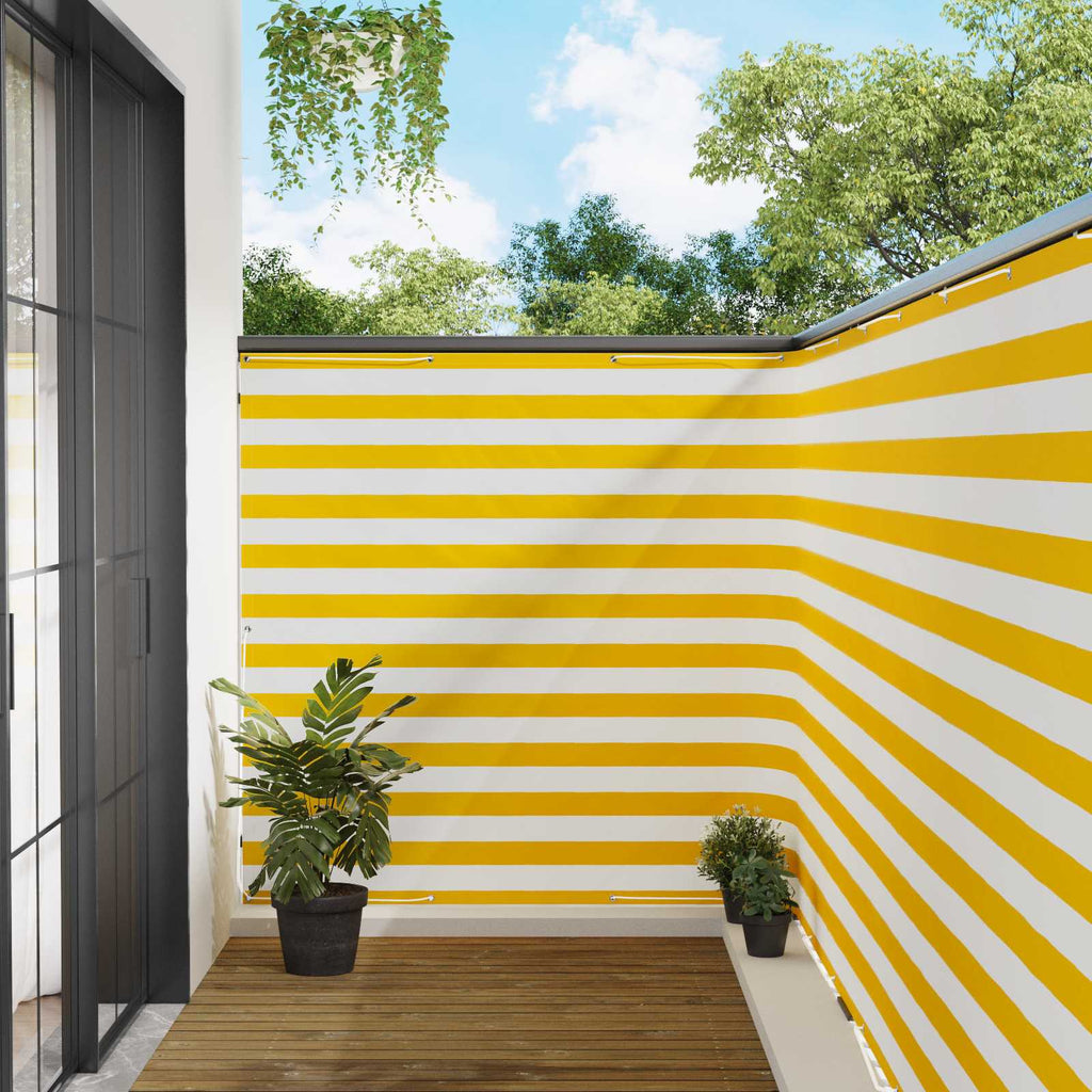 Balkon Sichtschutz 150 x 800 cm Stoff mit PU-Beschichtung