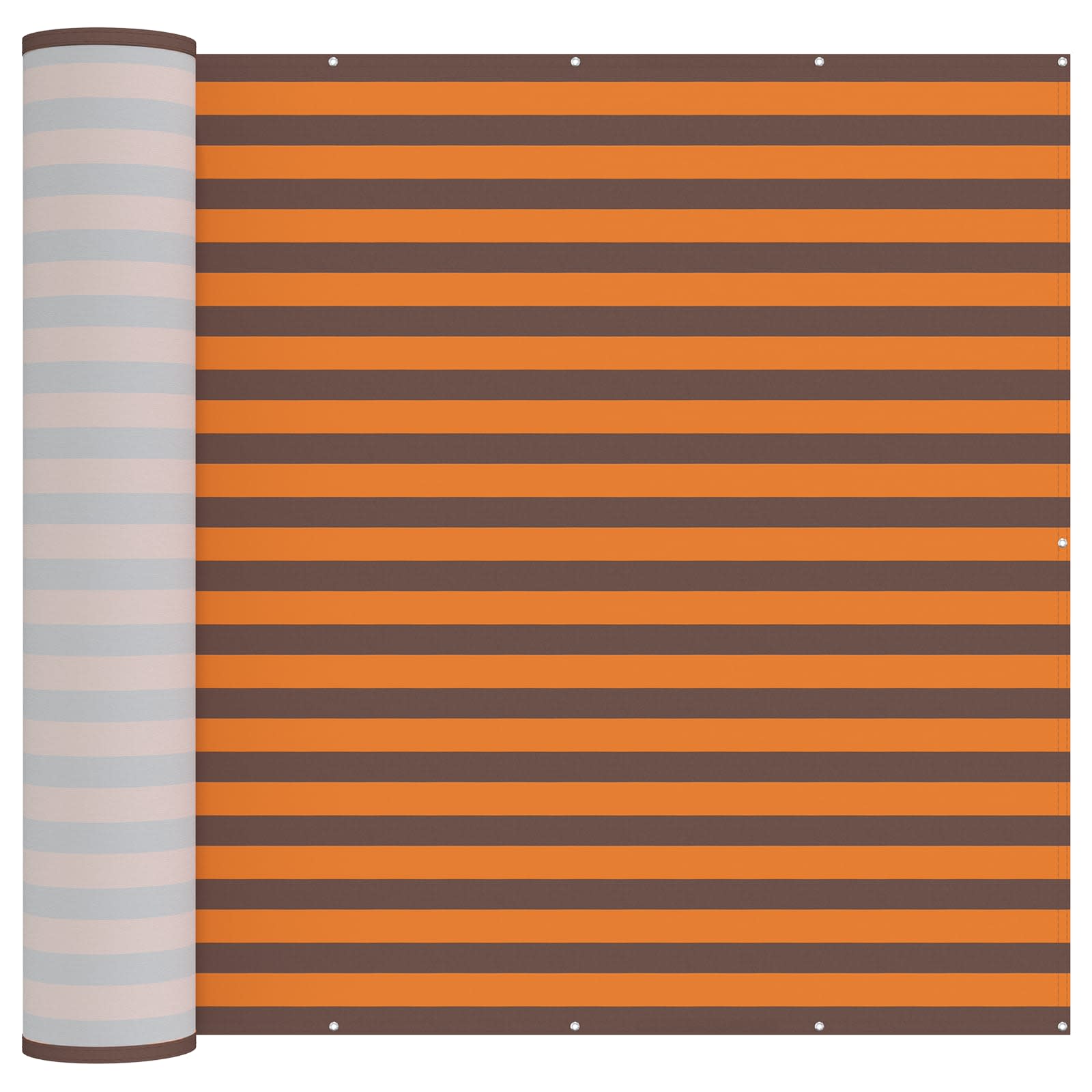 Balkon Sichtschutz 200 x 200 cm Stoff mit PU-Beschichtung