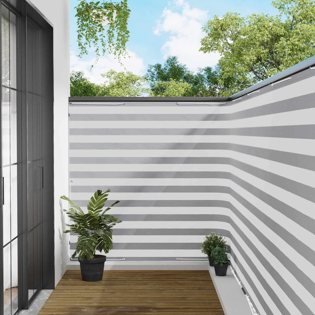 Balkon Sichtschutz 150 x 400 cm Stoff mit PU-Beschichtung