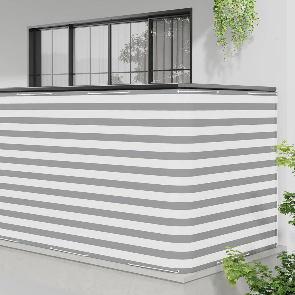 Balkon Sichtschutz 150 x 500 cm Stoff mit PU-Beschichtung