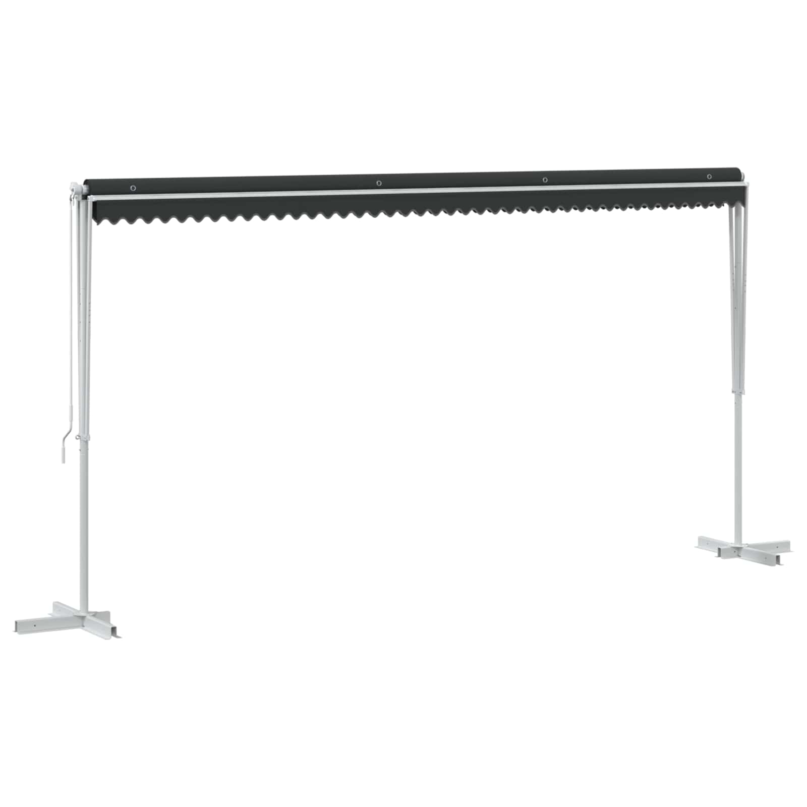 Freistehende Markise Anthrazit 5 x 3 m Polyester