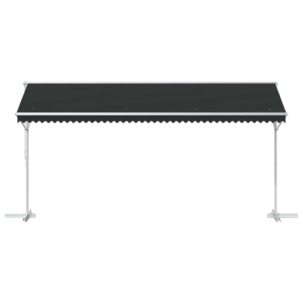 Freistehende Markise Anthrazit 5 x 3 m Polyester