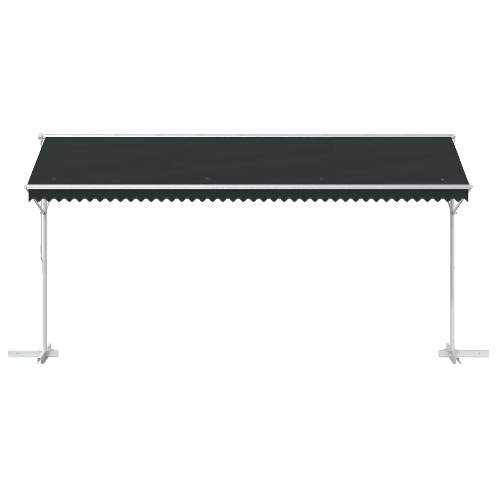 Freistehende Markise Anthrazit 5 x 3 m Polyester