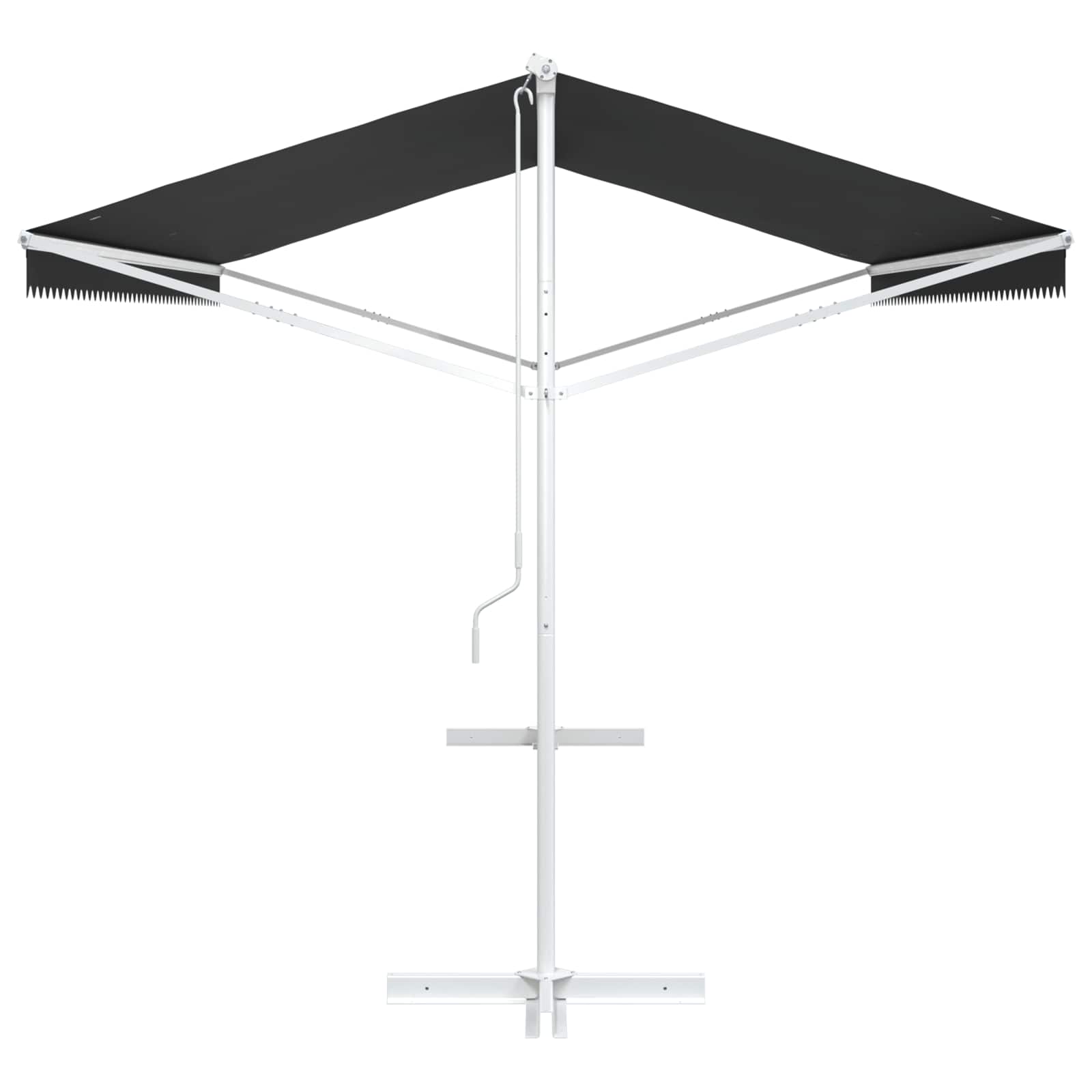 Freistehende Markise Anthrazit 5 x 3 m Polyester