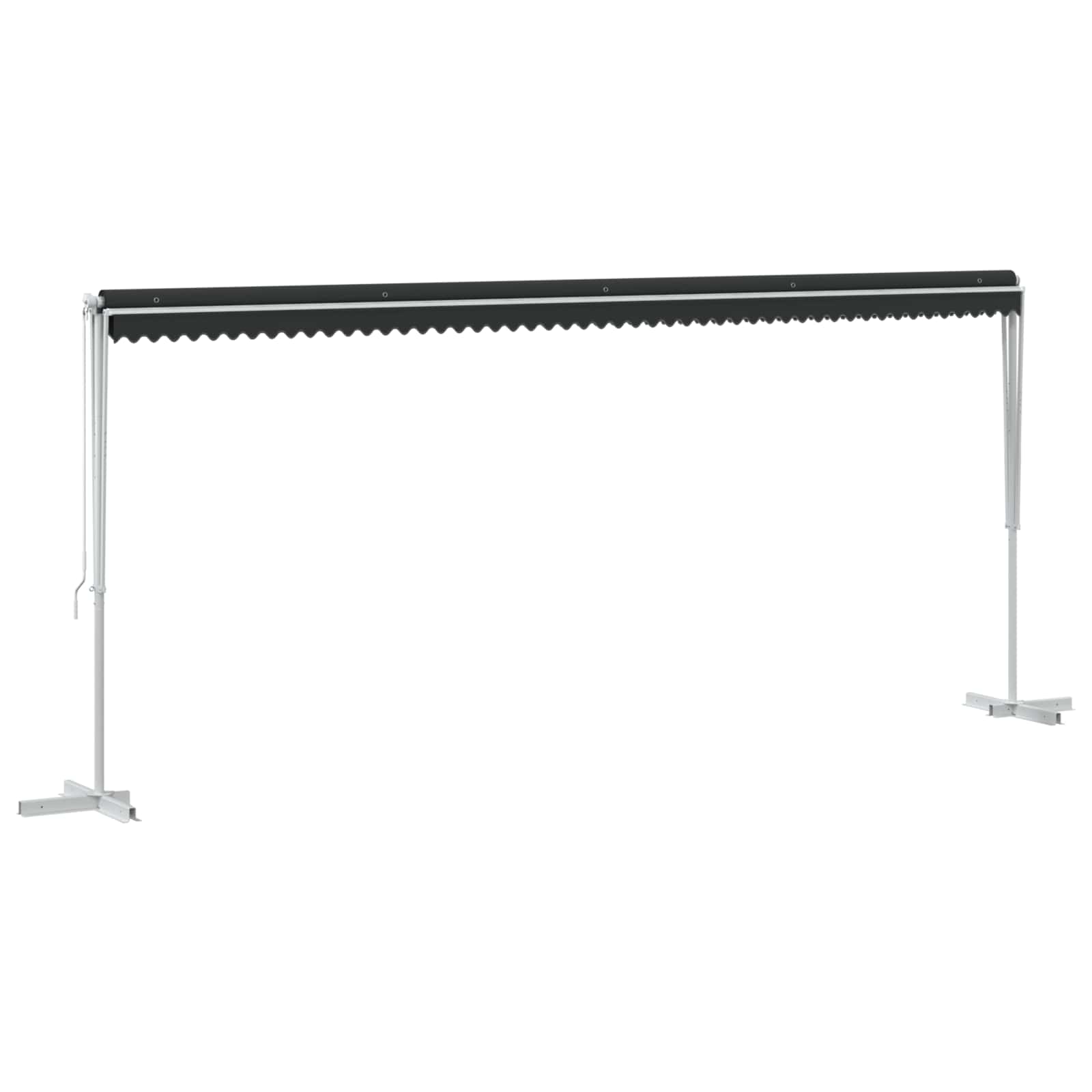 Freistehende Markise Anthrazit 6 x 3 m Polyester