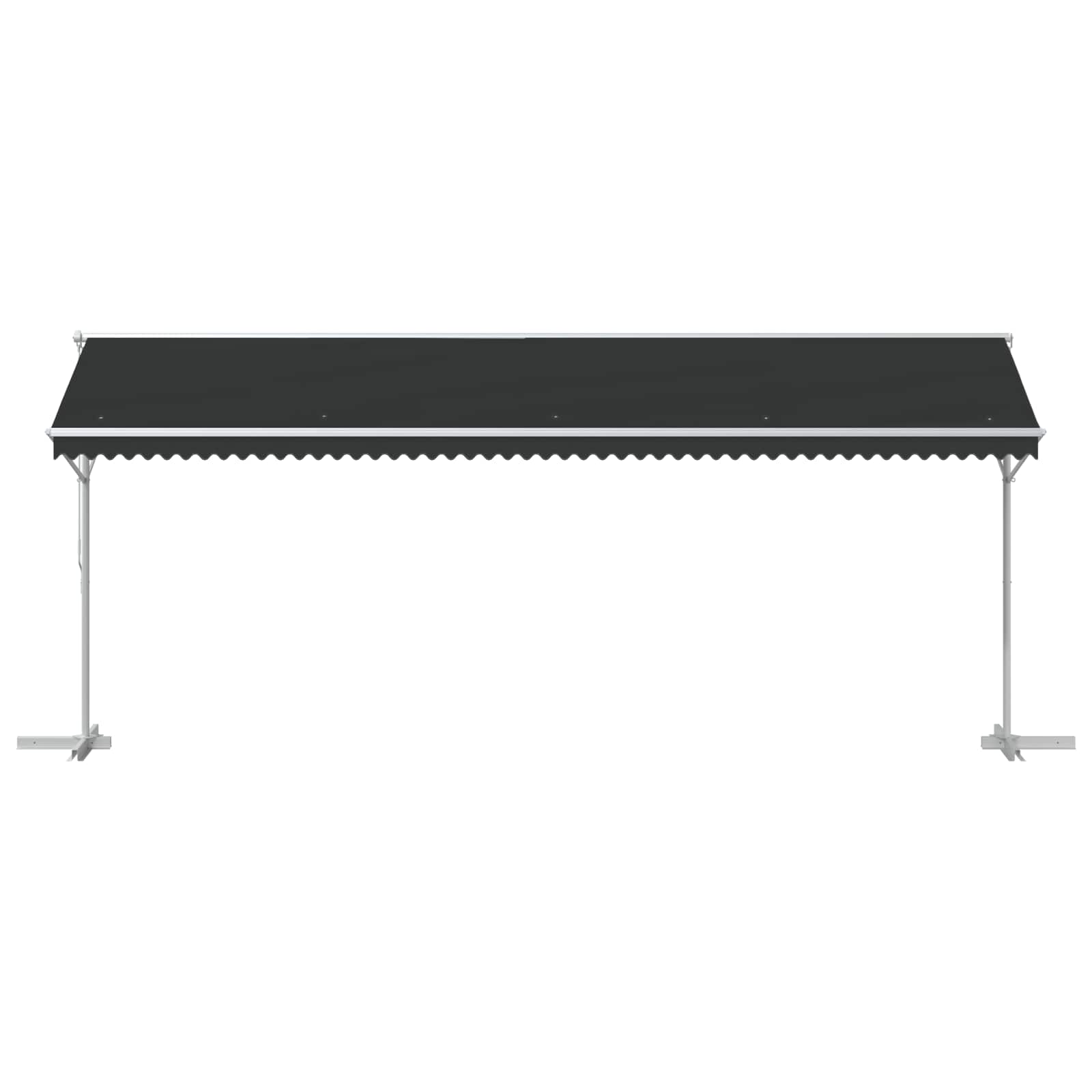 Freistehende Markise Anthrazit 6 x 3 m Polyester