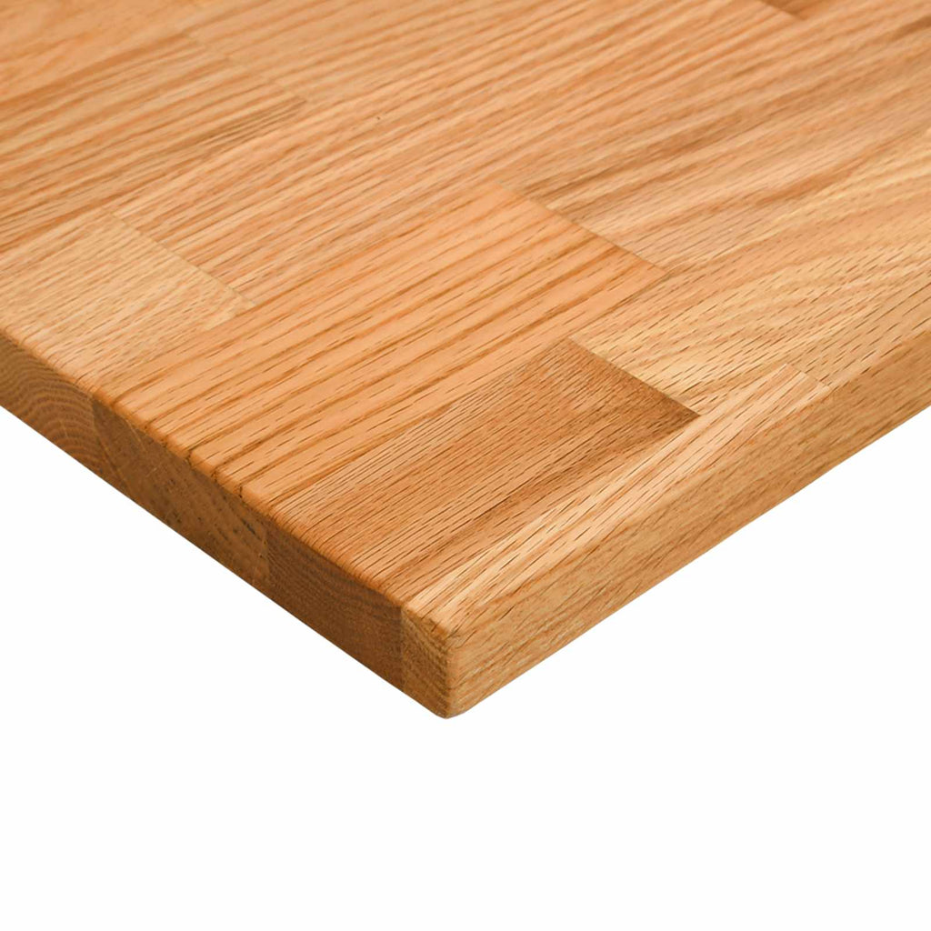 Schreibtisch Schwarz und Hellbraun 140 x 60 cm Massivholz Eiche