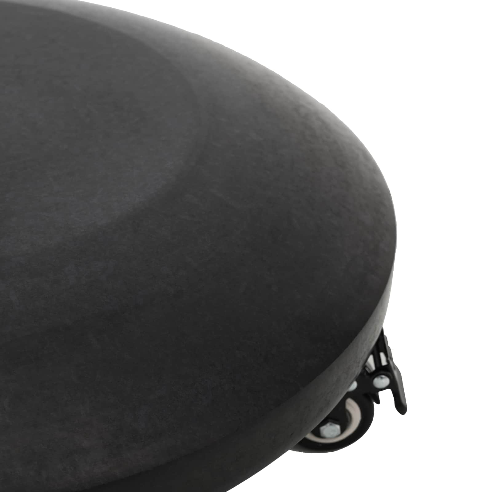 Granit-Sonnenschirmständer mit Rollen für 40-50 mm Mast 29 kg Schwarz