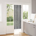 Insektenschutzvorhang Chenille Grau und Schwarz 56 x 185 cm
