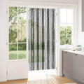 Insektenschutzvorhang Chenille Grau und Schwarz 90 x 200 cm