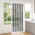 Insektenschutzvorhang Chenille Grau und Schwarz 90 x 220 cm