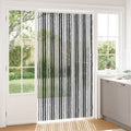 Insektenschutzvorhang Chenille Grau und Schwarz 118 x 220 cm