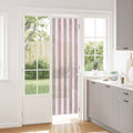 Insektenschutzvorhang Chenille Silber Grau und Rosa 56 x 200 cm