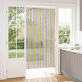 Insektenschutzvorhang Chenille Grau und Beige 100 x 200 cm