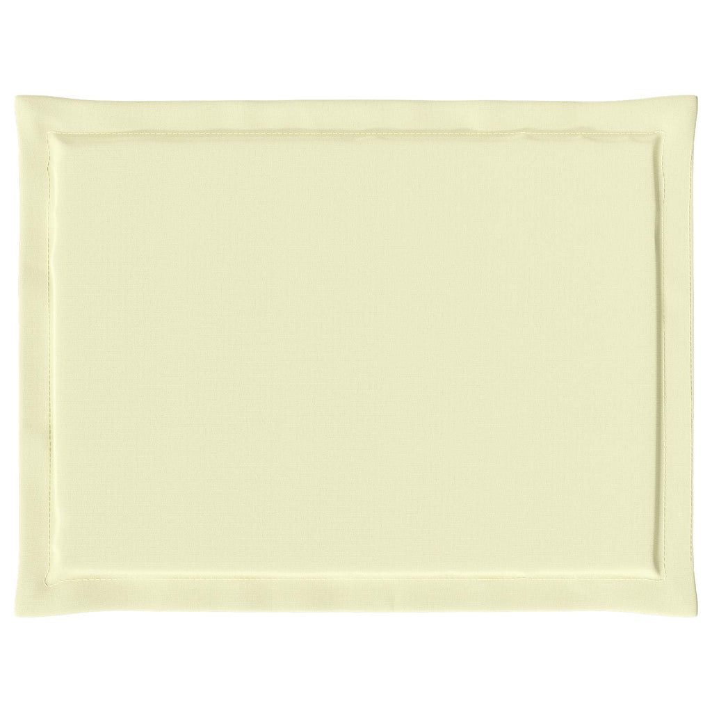 Sitzkissen 2 Stk. Creme 47 x 36 x 2 cm Polyester