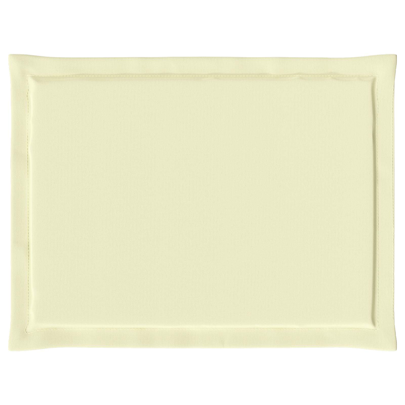 Sitzkissen 2 Stk. Creme 47 x 36 x 2 cm Polyester