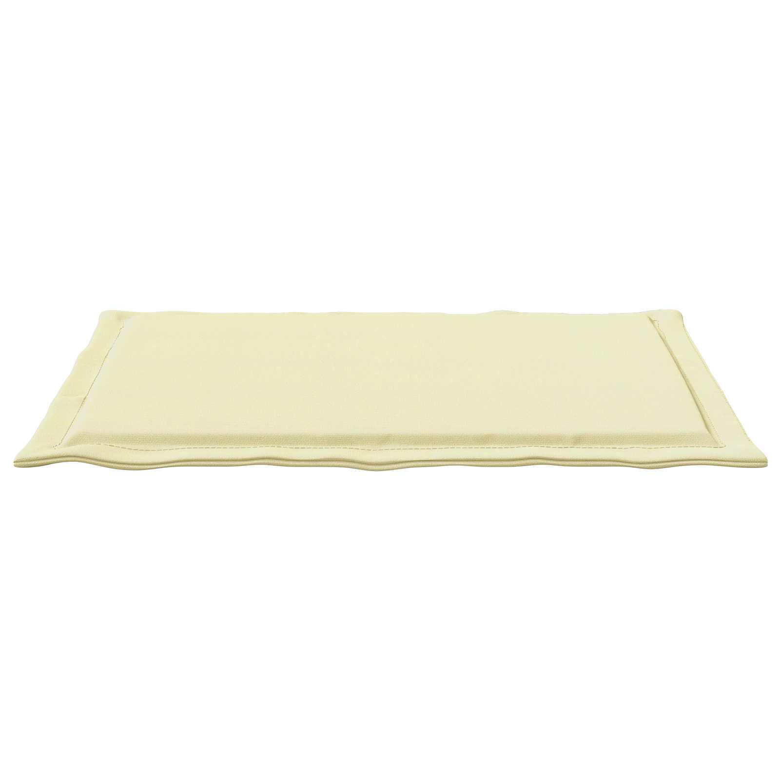 Sitzkissen 2 Stk. Creme 47 x 36 x 2 cm Polyester