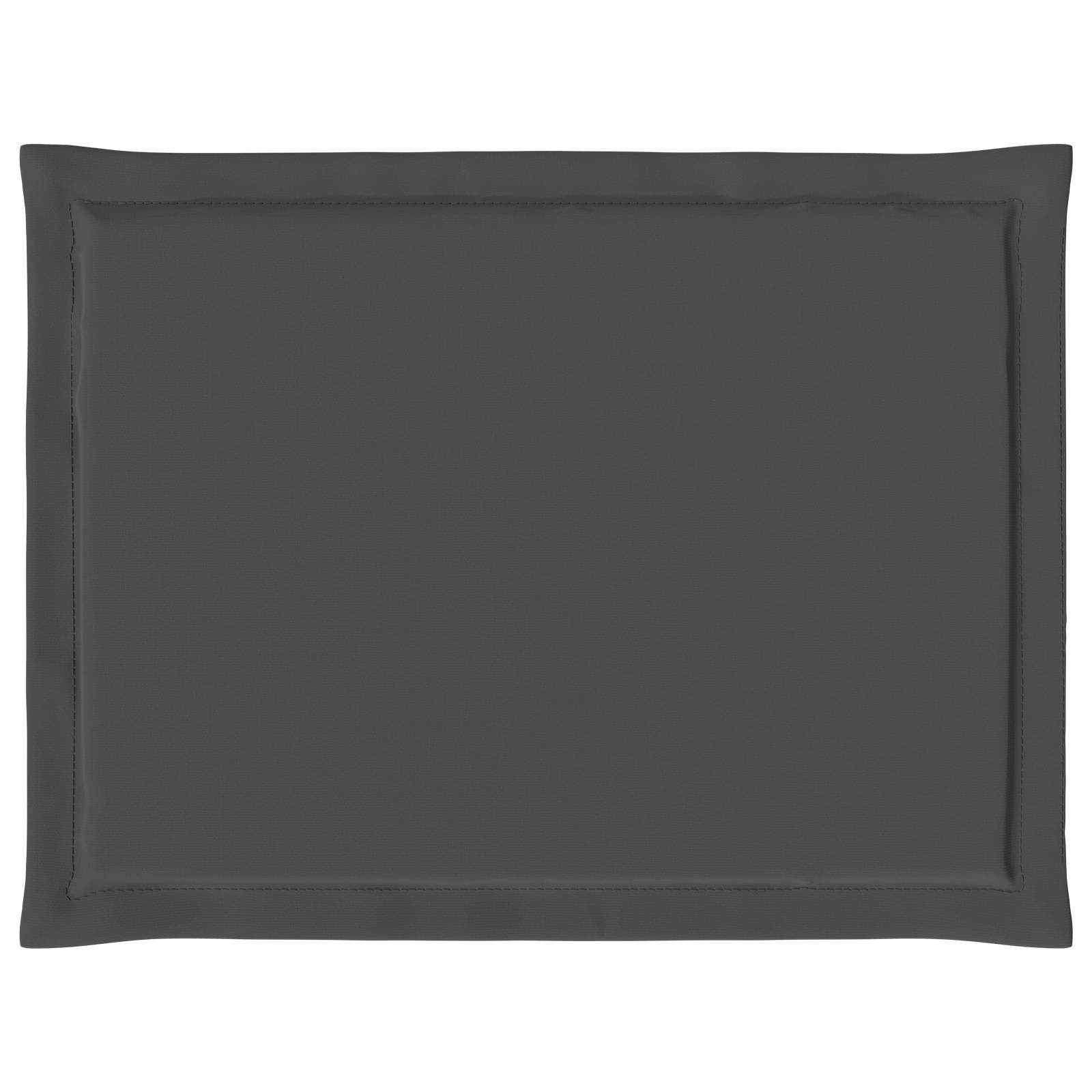 Sitzkissen 2 pcs Anthrazit 47 x 36 x 2 cm Polyester