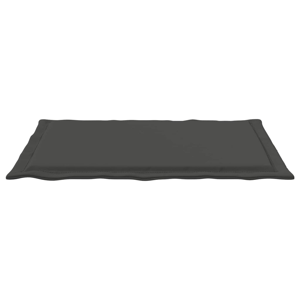 Sitzkissen 2 pcs Anthrazit 47 x 36 x 2 cm Polyester